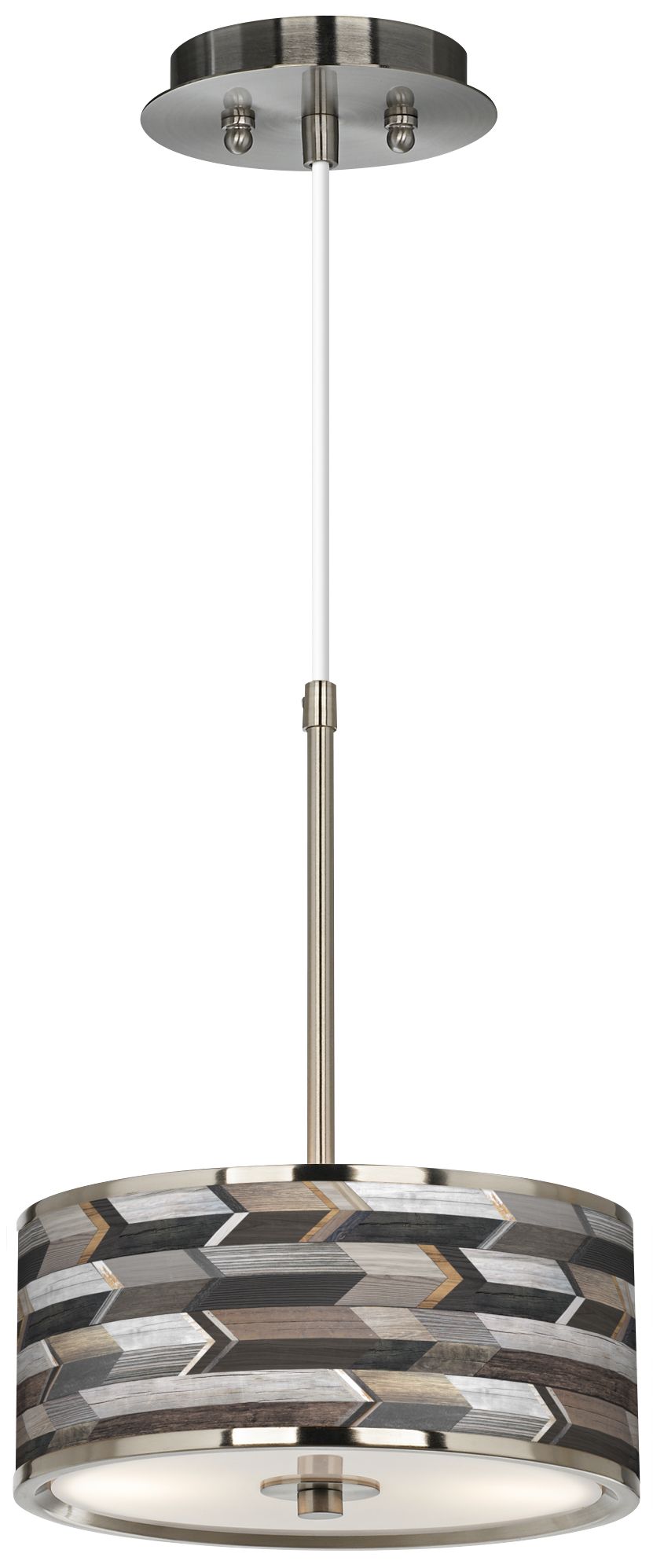 Woodwork Arrows Giclee Glow 10 1/4" Wide Pendant Light