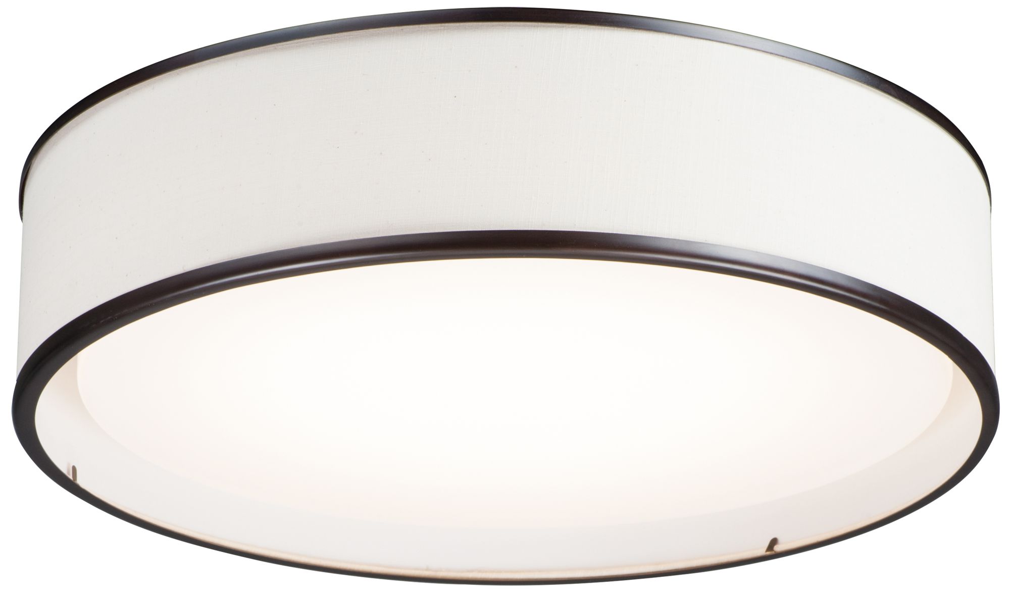 Maxim Prime 20"W Oil-Rubbed Bronze Drum LED Ceiling Light