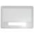 WAC Rectangle 3 1/2" Wide White LED Deck Light
