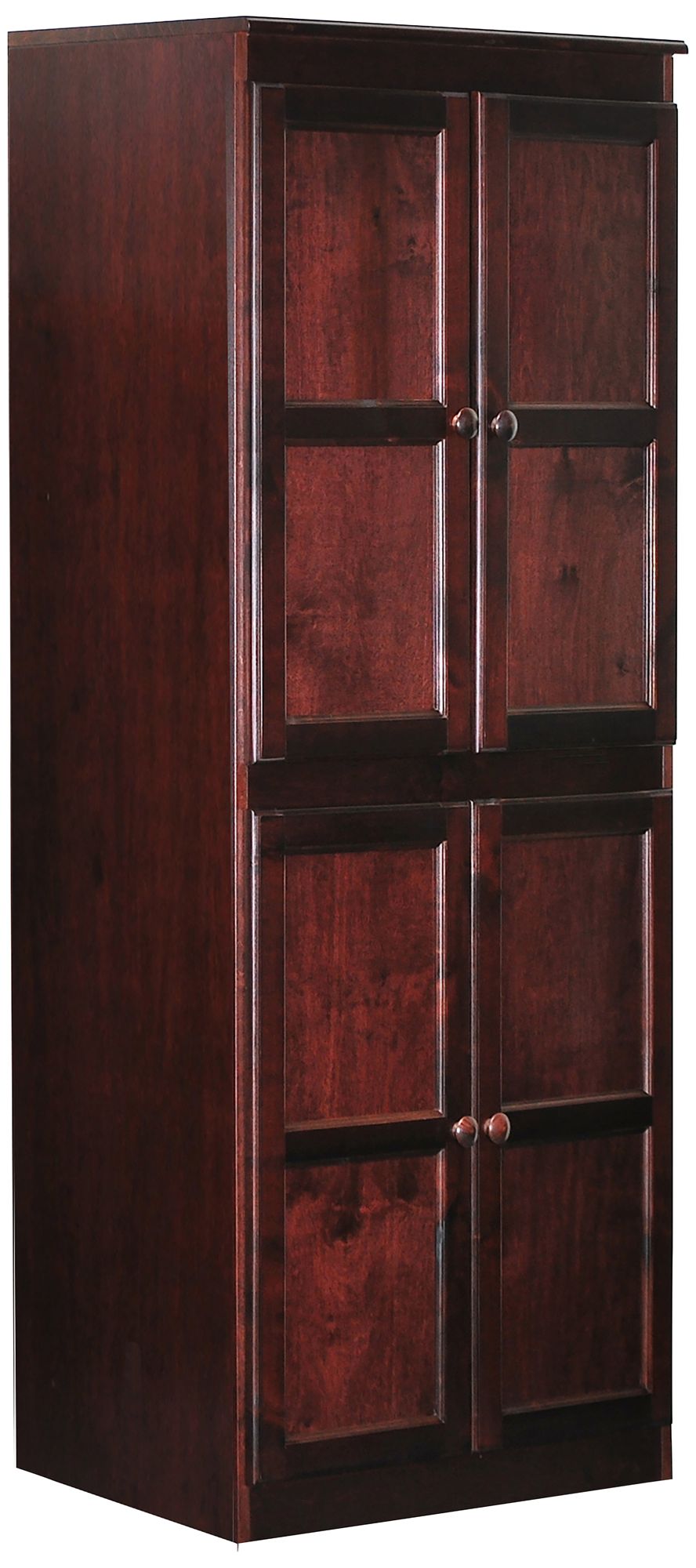 Concepts in Wood 72" High Cherry Wood 5Shelf Storage 744M0