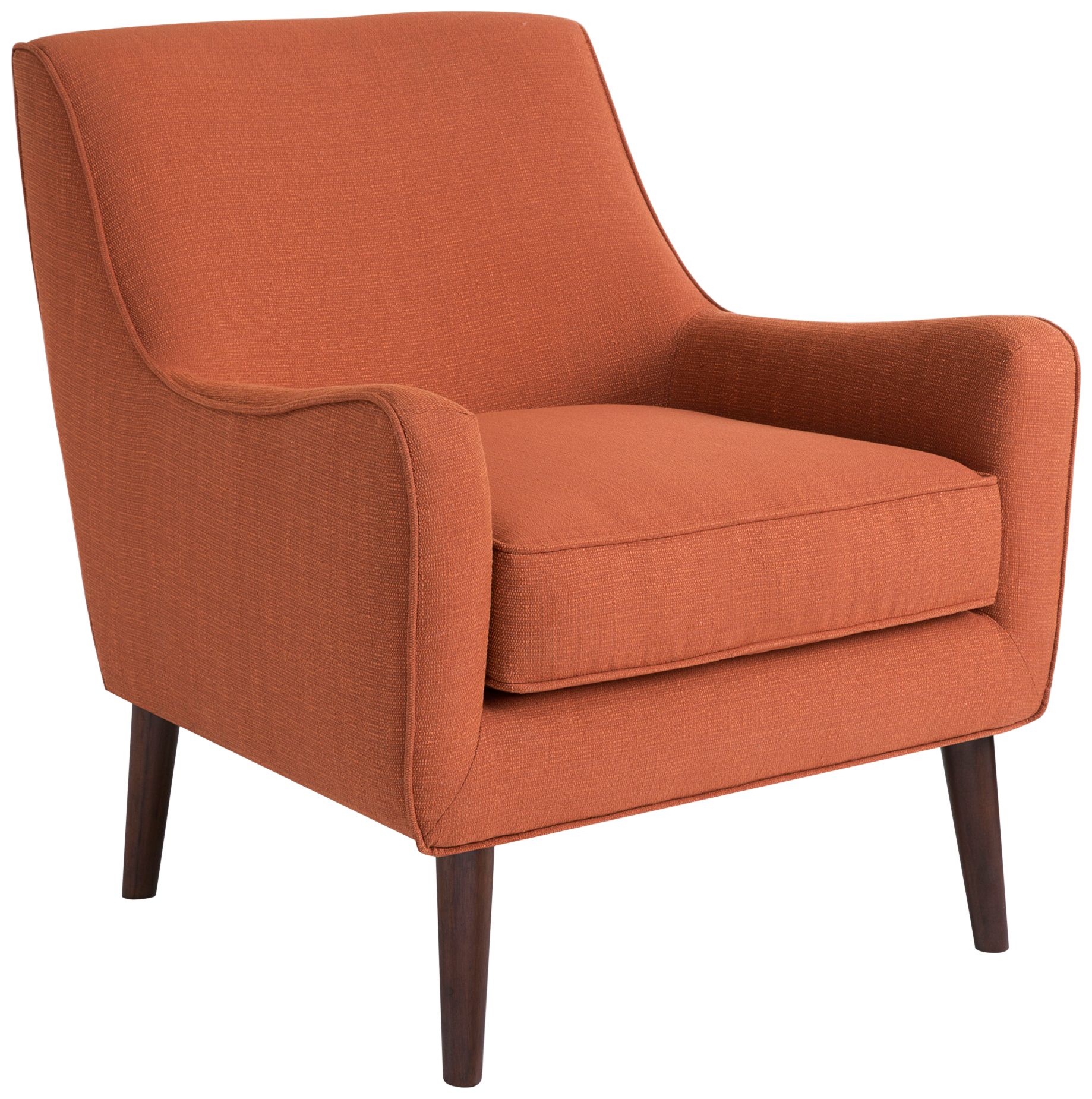 Oxford Burnt Orange Accent Chair - #746P0 | Lamps Plus