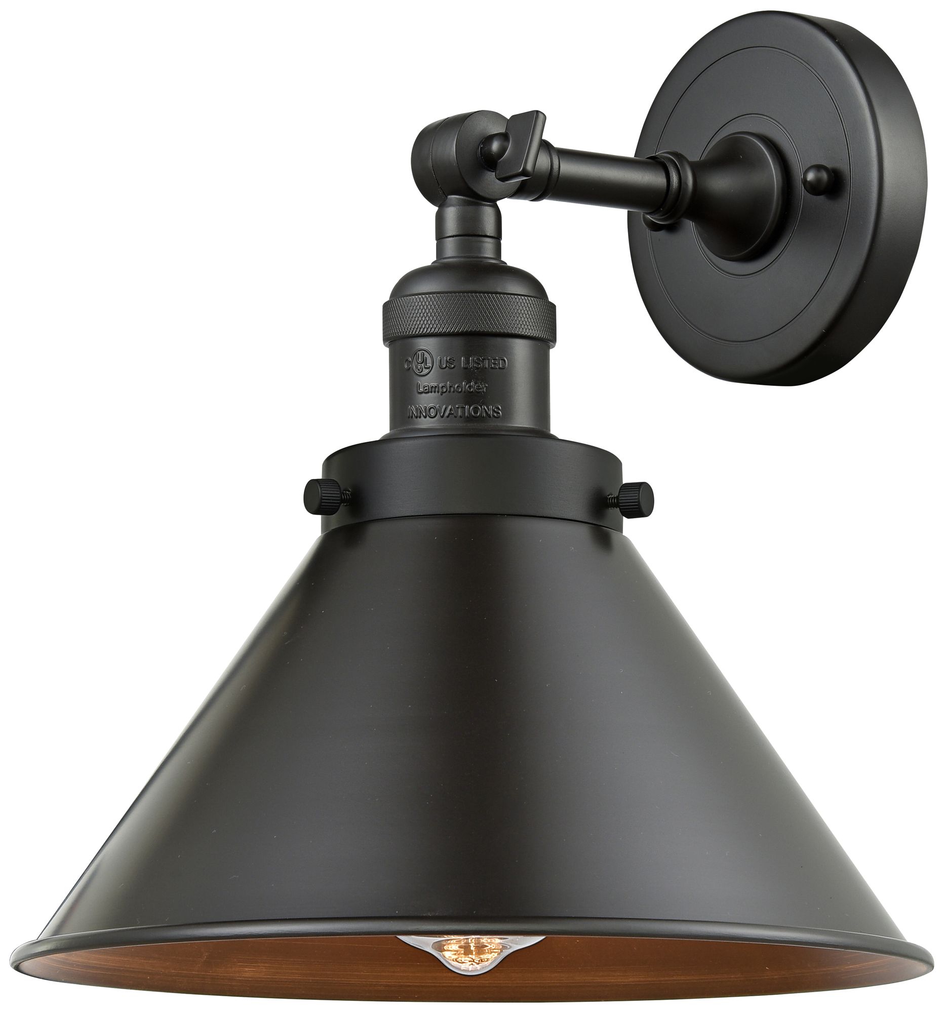 Briarcliff 8" High Oil-Rubbed Bronze Adjustable Wall Sconce