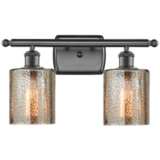 Cobbleskill 9&quot; High Oil-Rubbed Bronze 2-Light Wall Sconce