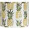 Pineapples Yellow and Green Drum Lamp Shade 16x16x13 (Uno)