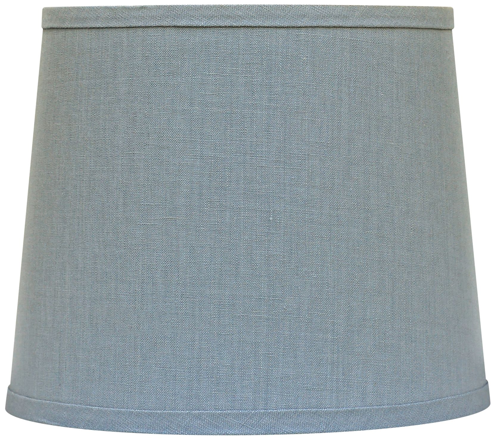 Porcelain Blue Hardback Drum Lamp Shade 14x16x13 (Spider)