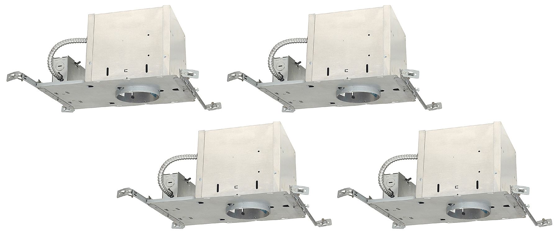 Juno 4" Line Voltage IC New Construction Housings Set of 4
