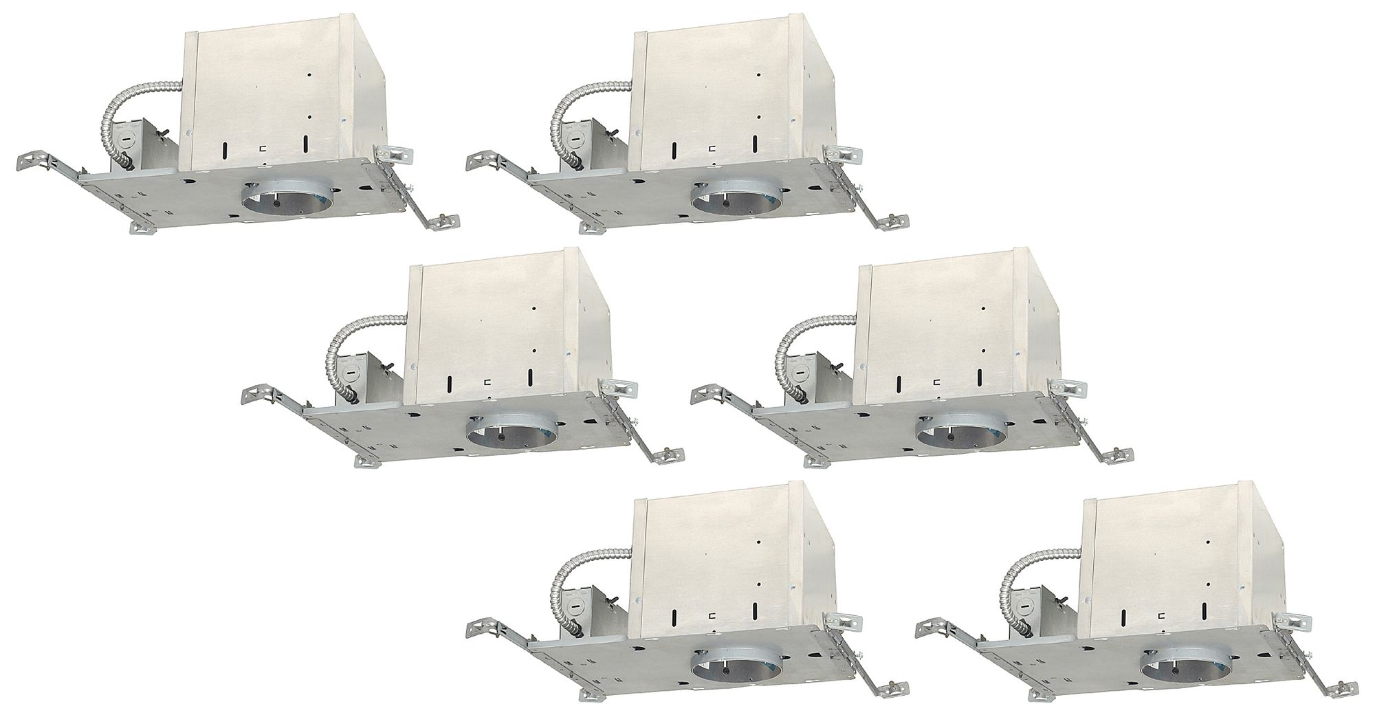 Juno 4" Line Voltage IC New Construction Housings Set of 6