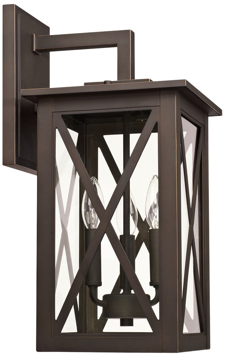 Capital Avondale 19" High Oiled Bronze Outdoor Wall Light