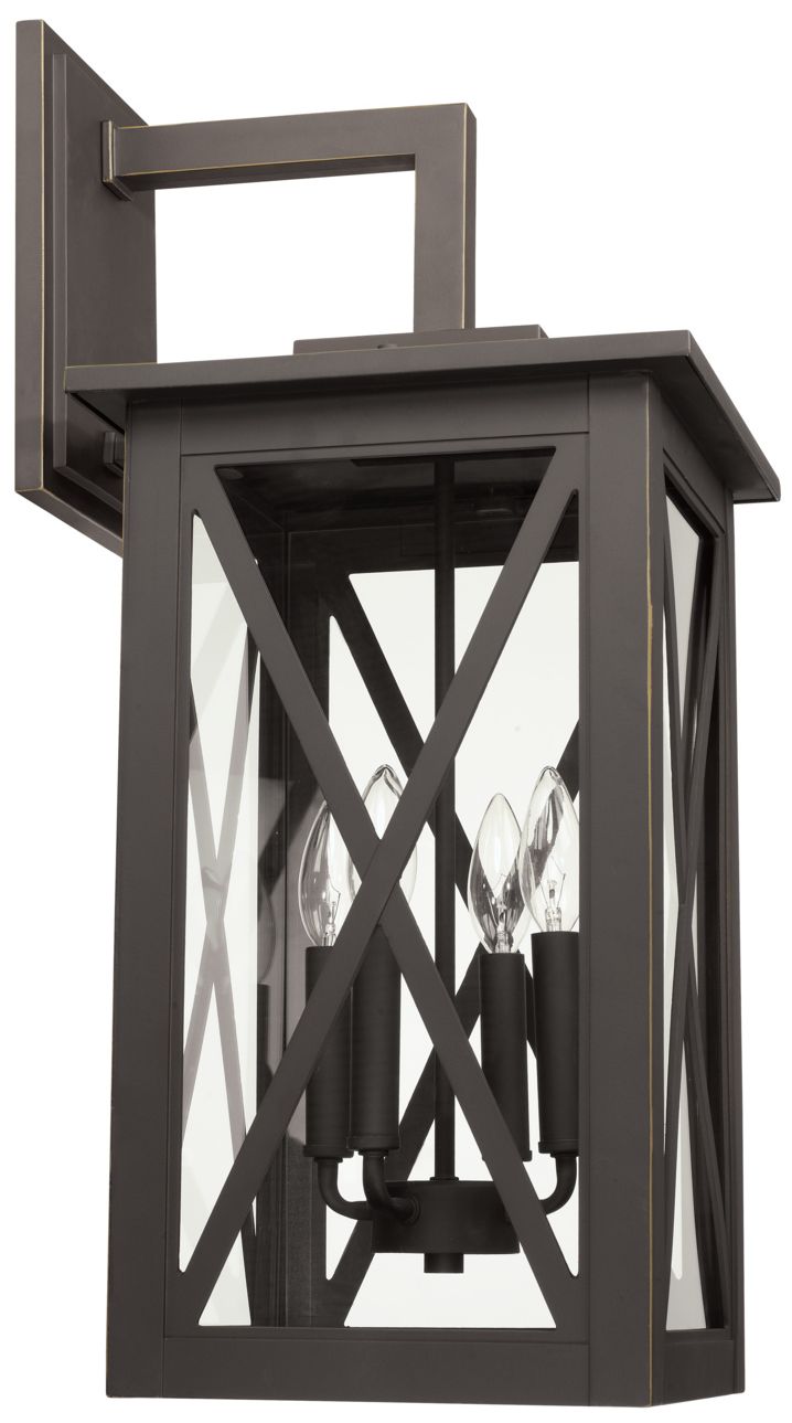 Capital Avondale 25" High Oiled Bronze Outdoor Wall Light