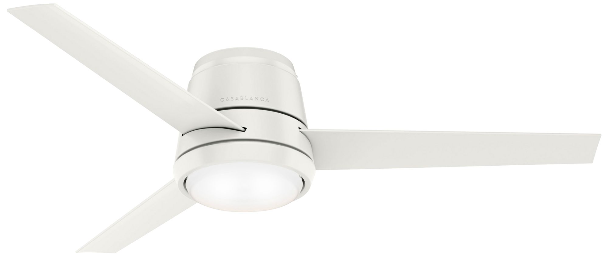 54 Casablanca Commodus Fresh White Led Hugger Ceiling Fan