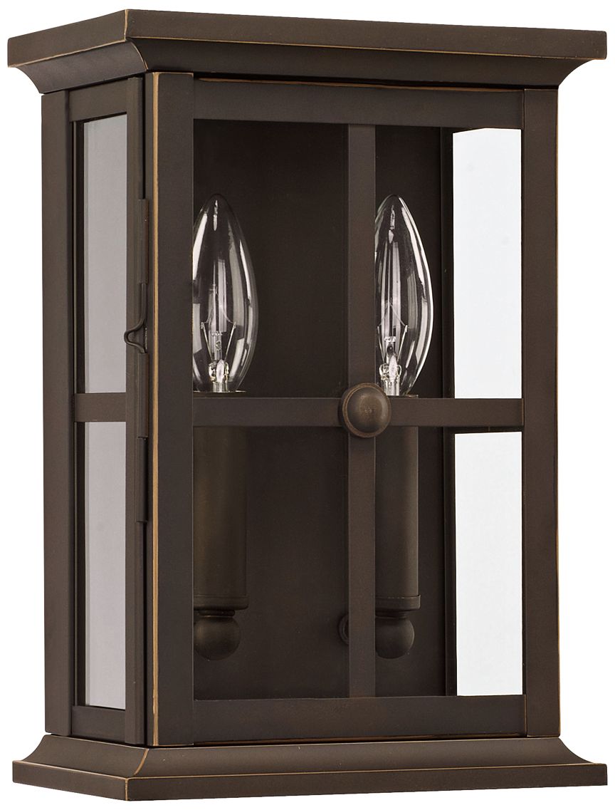 Capital Mansell 11" High Oiled Bronze Outdoor Wall Light