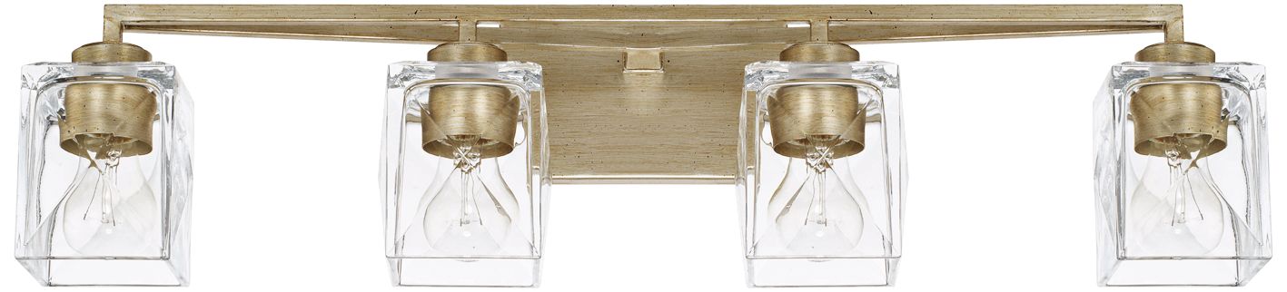 Capital Karina 32 3/4" Wide Winter Gold 4-Light Bath Light