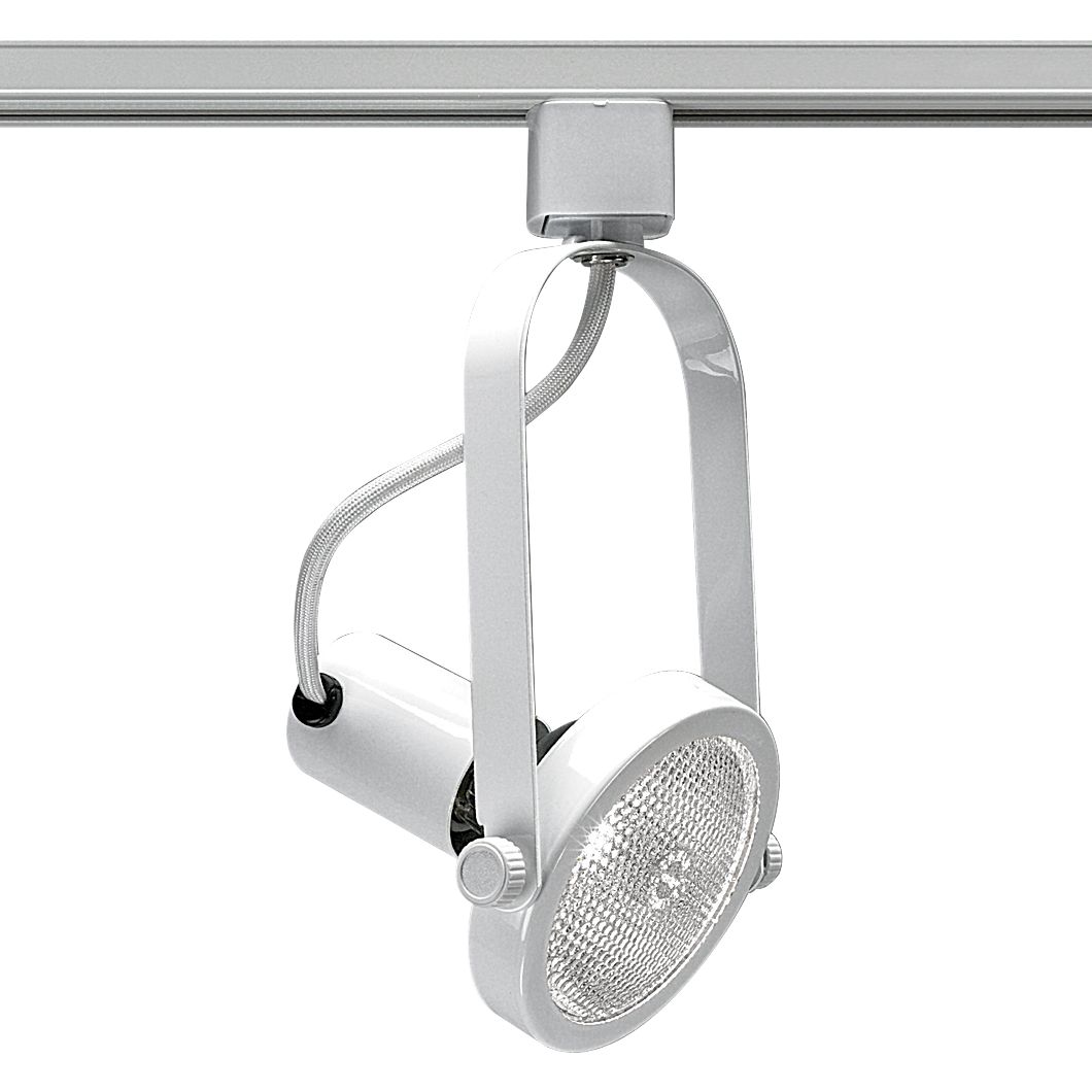 Nuvo White PAR38 Gimbal Ring Track Head