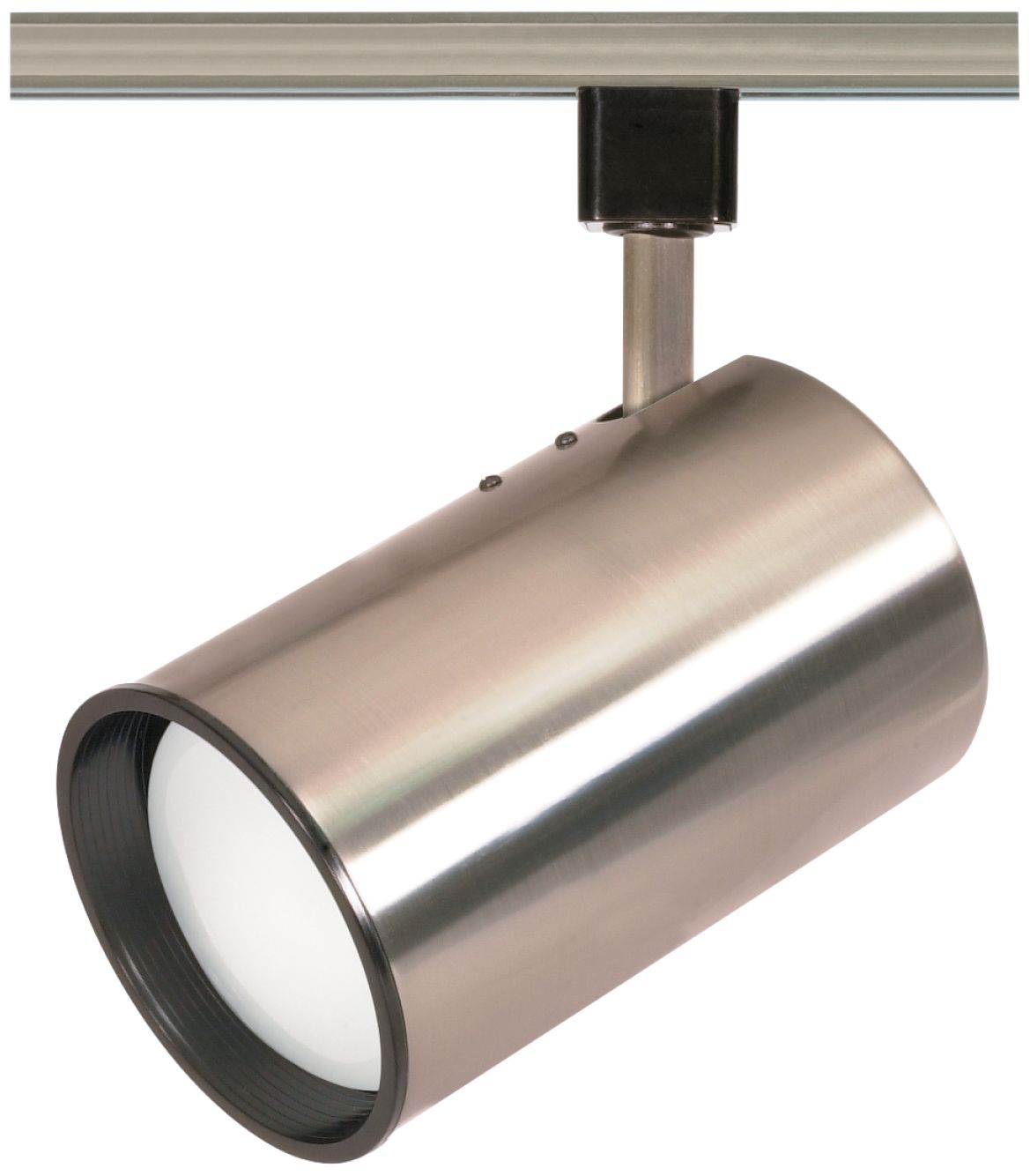 Nuvo Brushed Nickel R30 Straight Cylinder Track Head