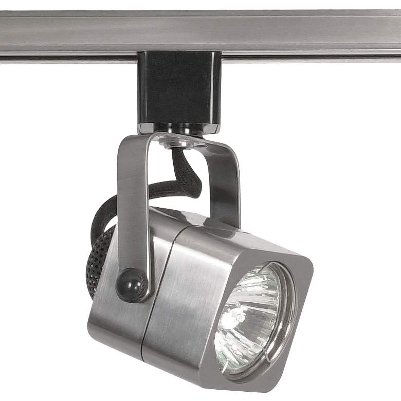 Image 1 Nuvo Brushed Nickel MR16 Square Track Head