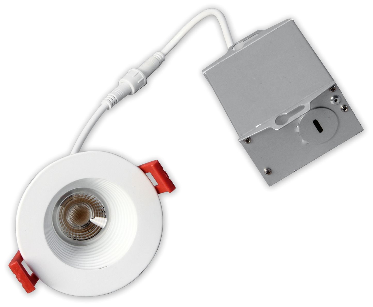 MicroTask 4" Round White 15W Canless LED Downlight