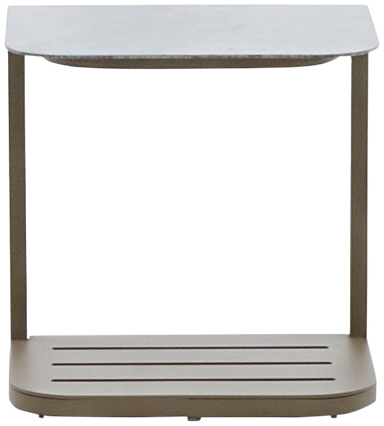 Klaussner Urban Retreat 20" Wide Gray Outdoor Accent Table