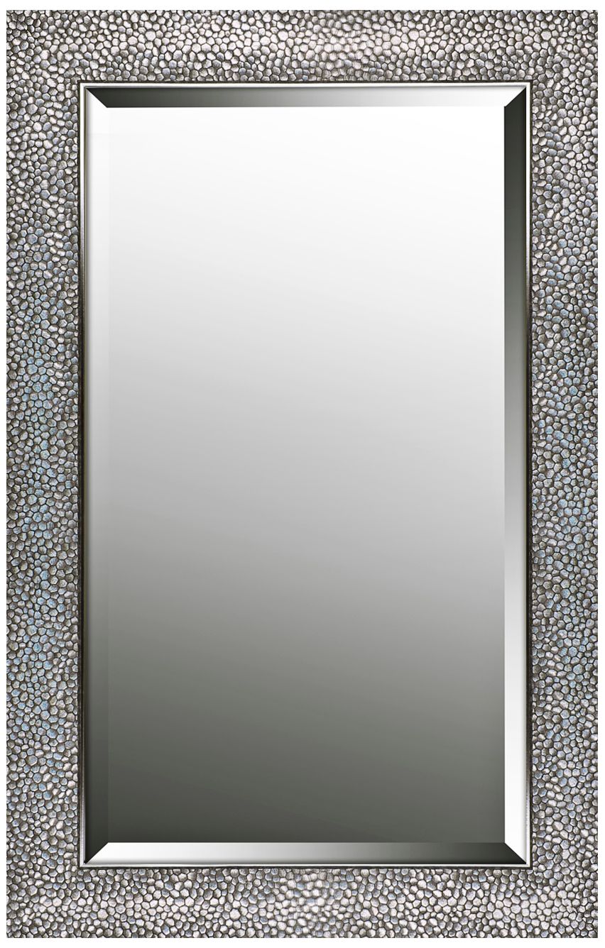Northwood Patterned Silver 21 1/4" x 33 Wall Mirror