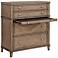 Potter 39" Wide French Truffle 4-Drawer Wood Accent Chest