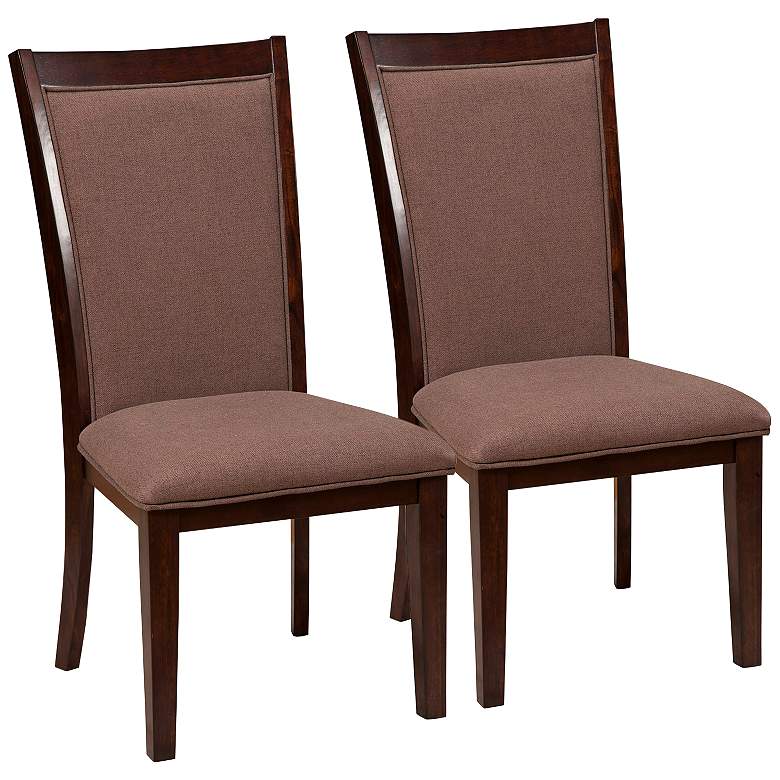 Trulinea Dark Espresso Wood Side Chairs Set of 2