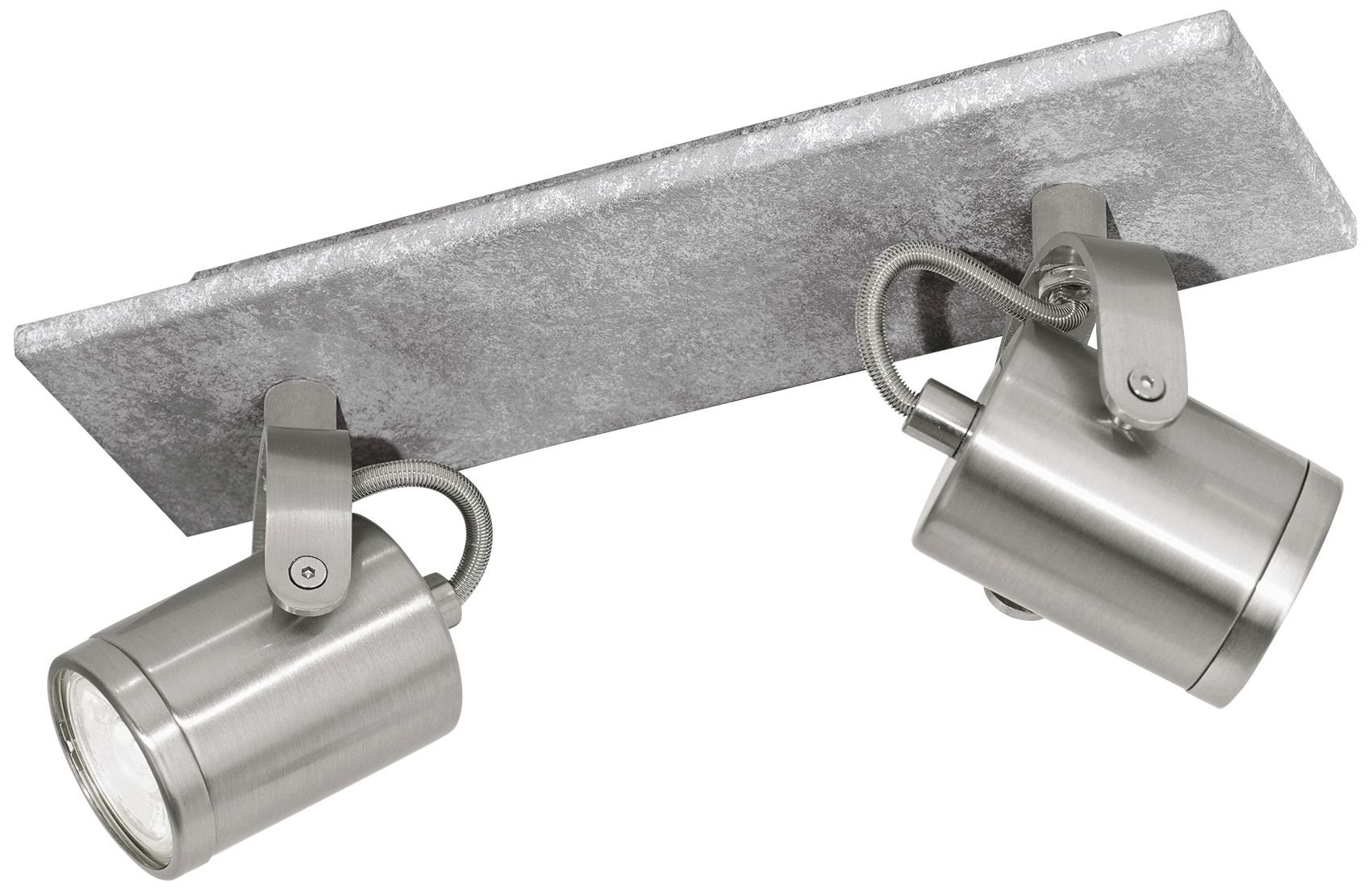 Eglo Praceta 2-Light Concrete Gray LED Track Fixture