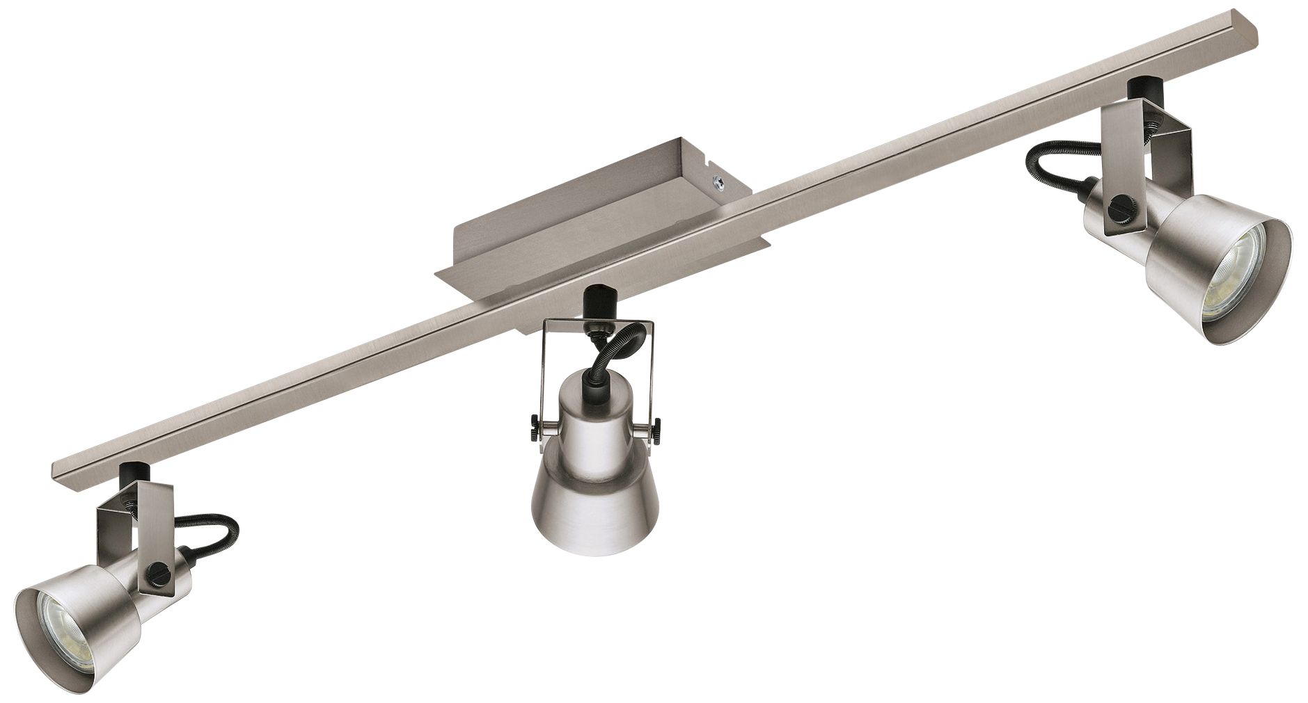 Eglo Trillo 3-Light Brushed Nickel LED Track Fixture