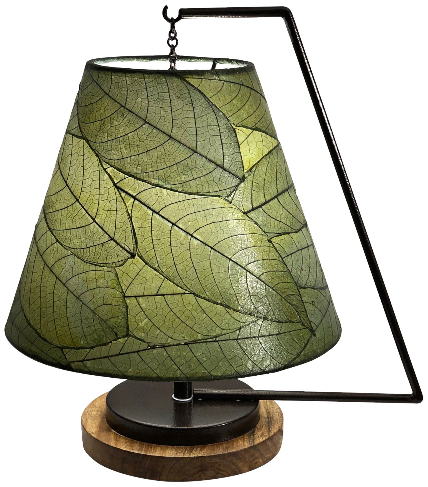 Eangee Pendulum 17" High Green Accent Table Lamp