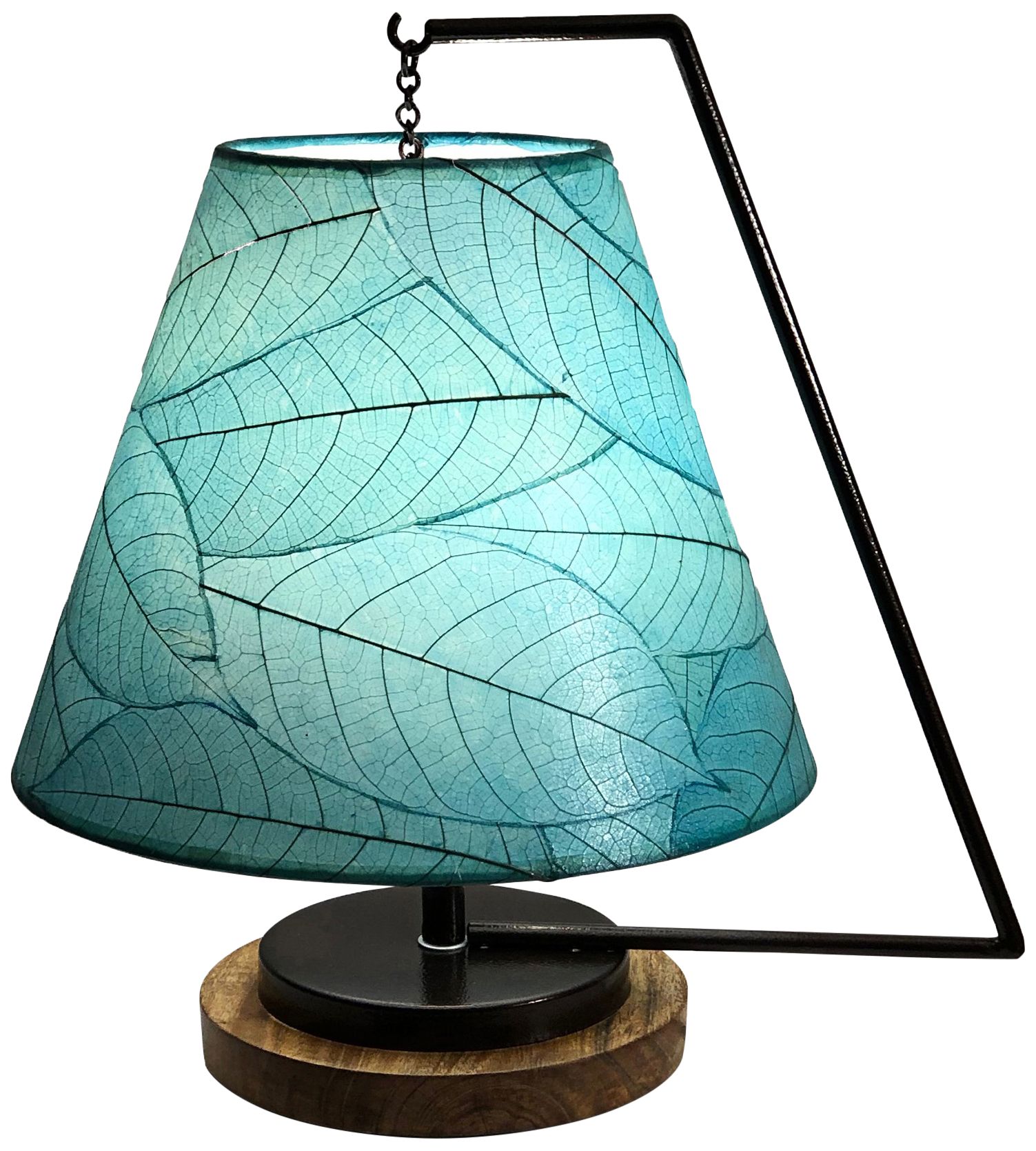 Eangee Pendulum 17" High Sea Blue Accent Table Lamp