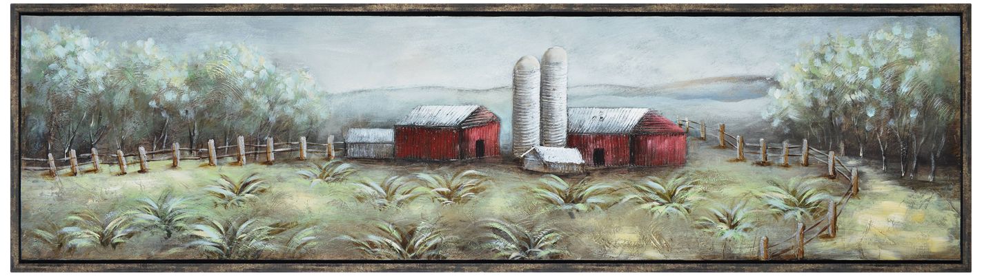 Crestview Collection Big Spread 71"W Framed Canvas Wall Art