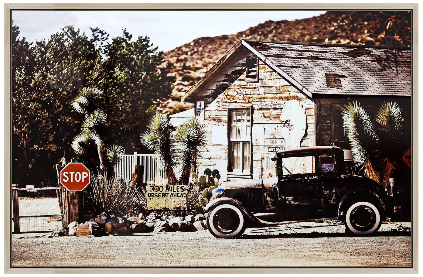 Crestview Collection Past Times 48" Wide Framed Wall Art