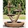 Aspire 53" High Tiered Garden Fountain with LED Light