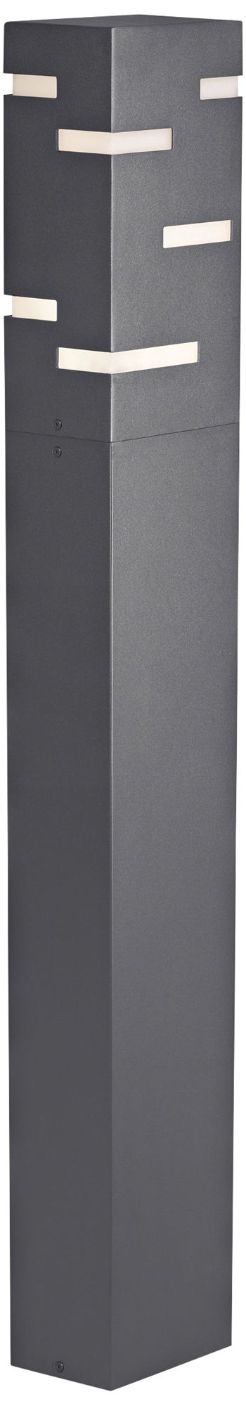 Revel 42" High Charcoal LED Landscape Bollard Light