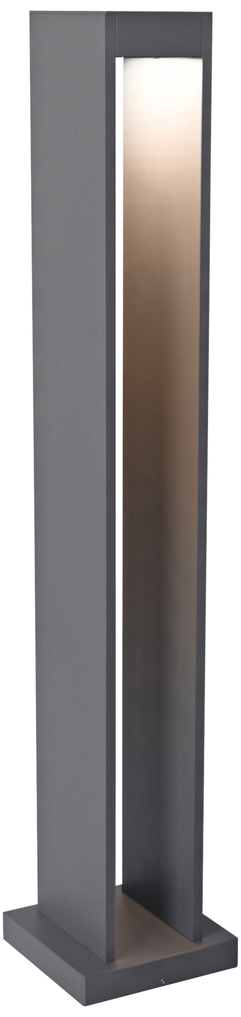 Tech Lighting Syntra 42" High Charcoal LED Bollard Light