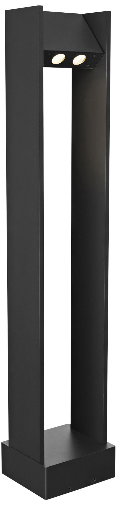 Tech Lighting Zur 42" High Black LED Landscape Bollard Light