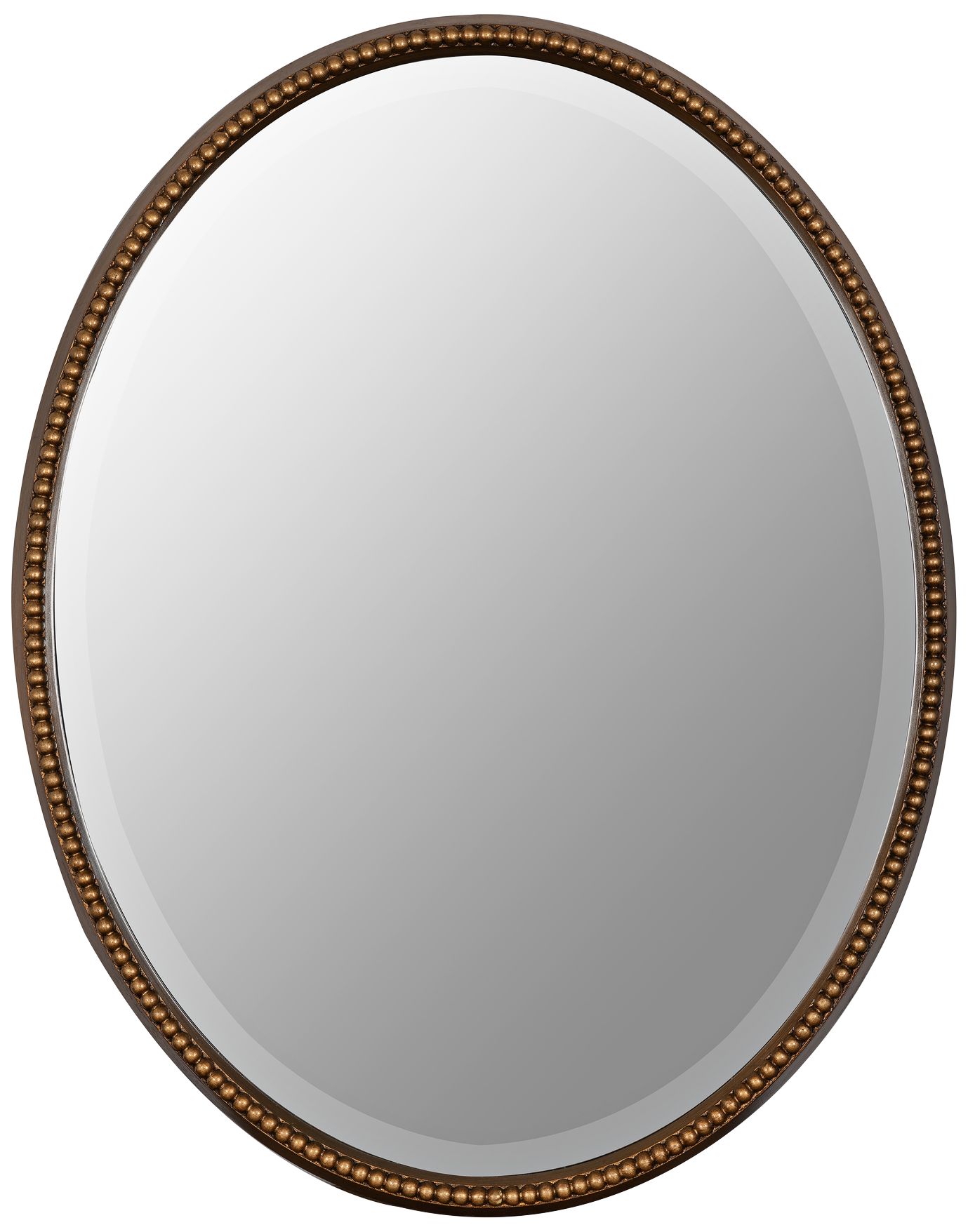Cooper Classics Zachary Antique Gold 21" x 27" Oval Wall Mirror