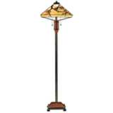 Quoizel Grove Park Tiffany-Style Floor Lamp