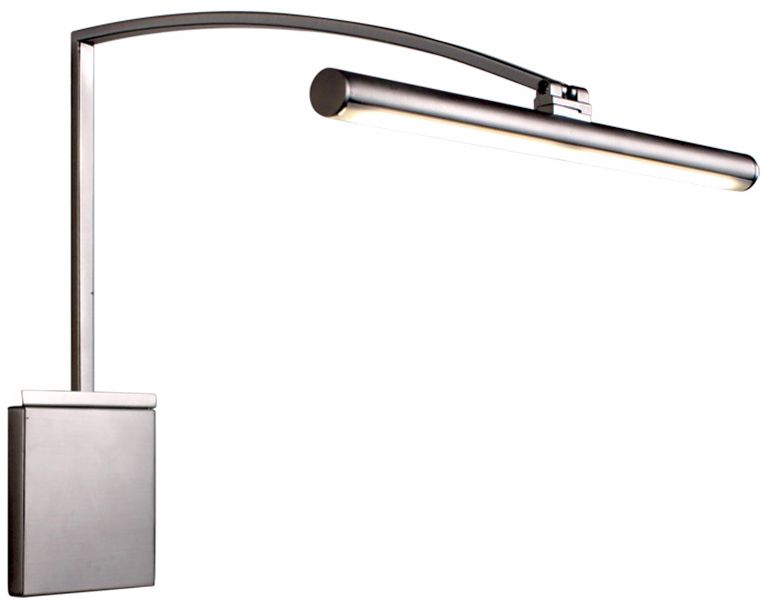 LEDme Vibe 15"W Brushed Nickel Direct Wire LED Picture Light 75D60