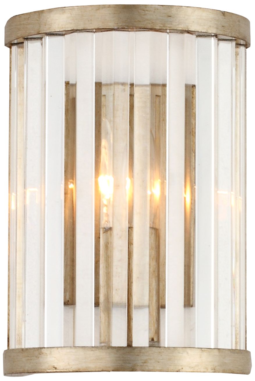 Crystorama Darcy 10" High Distressed Twilight Wall Sconce