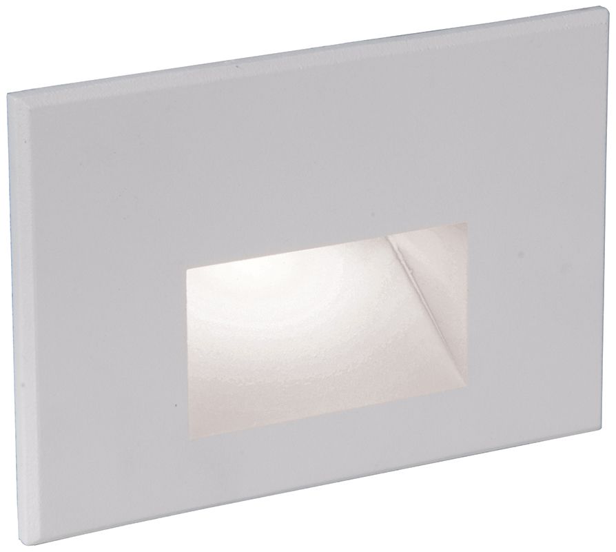 WAC LEDme 5"W White Anti-Microbial Horizontal LED Step Light