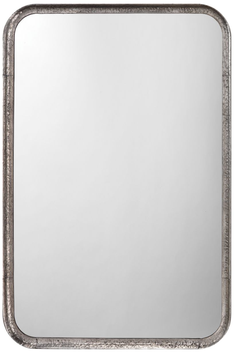 Jamie Young Principle Silver Leaf 24" x 36" Vanity Mirror