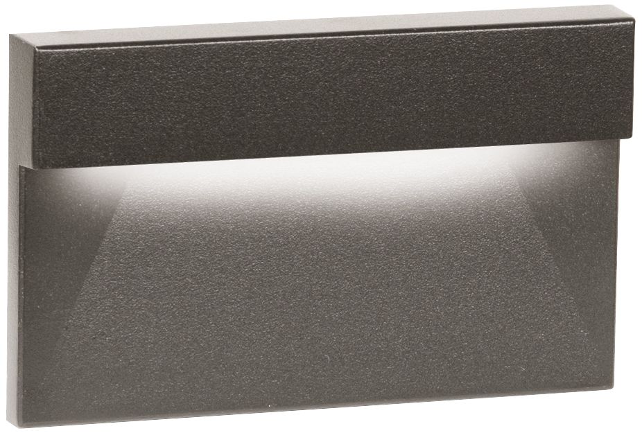WAC 5" Wide Bronze Geometric Downward LED Step Light