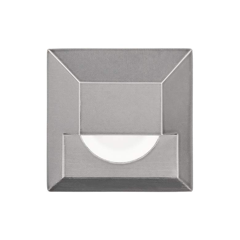 Image 1 WAC 2" Square Stainless Steel LED In-Ground Step Light