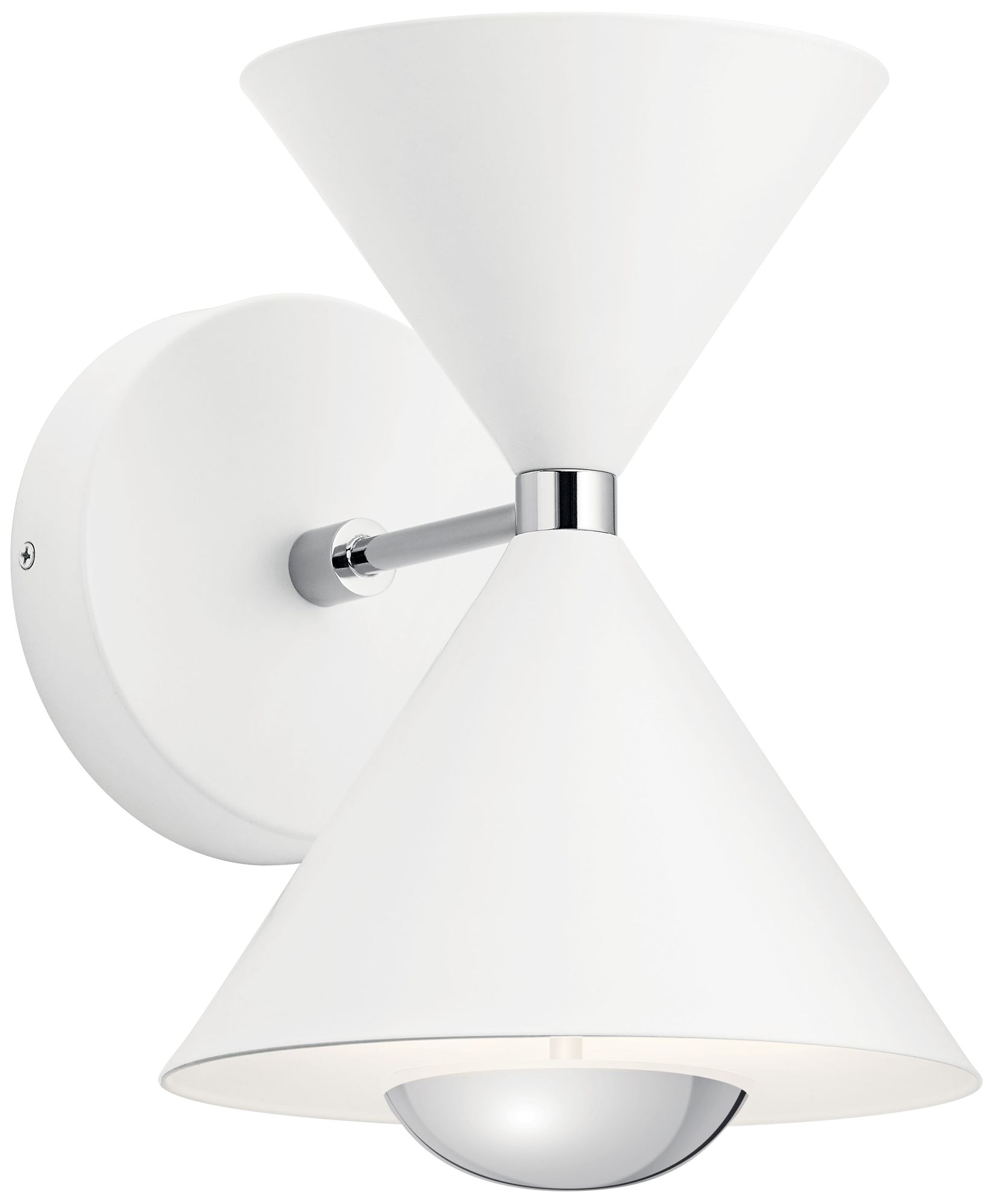 Elan Kordan 9 3/4" High Matte White LED Wall Sconce