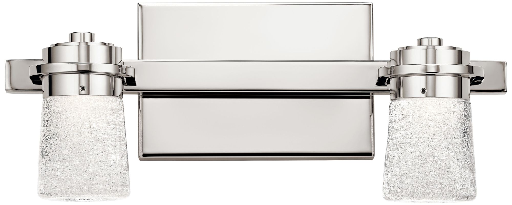 Elan Vada 6 1/4"H Polished Nickel 2-Light LED Wall Sconce