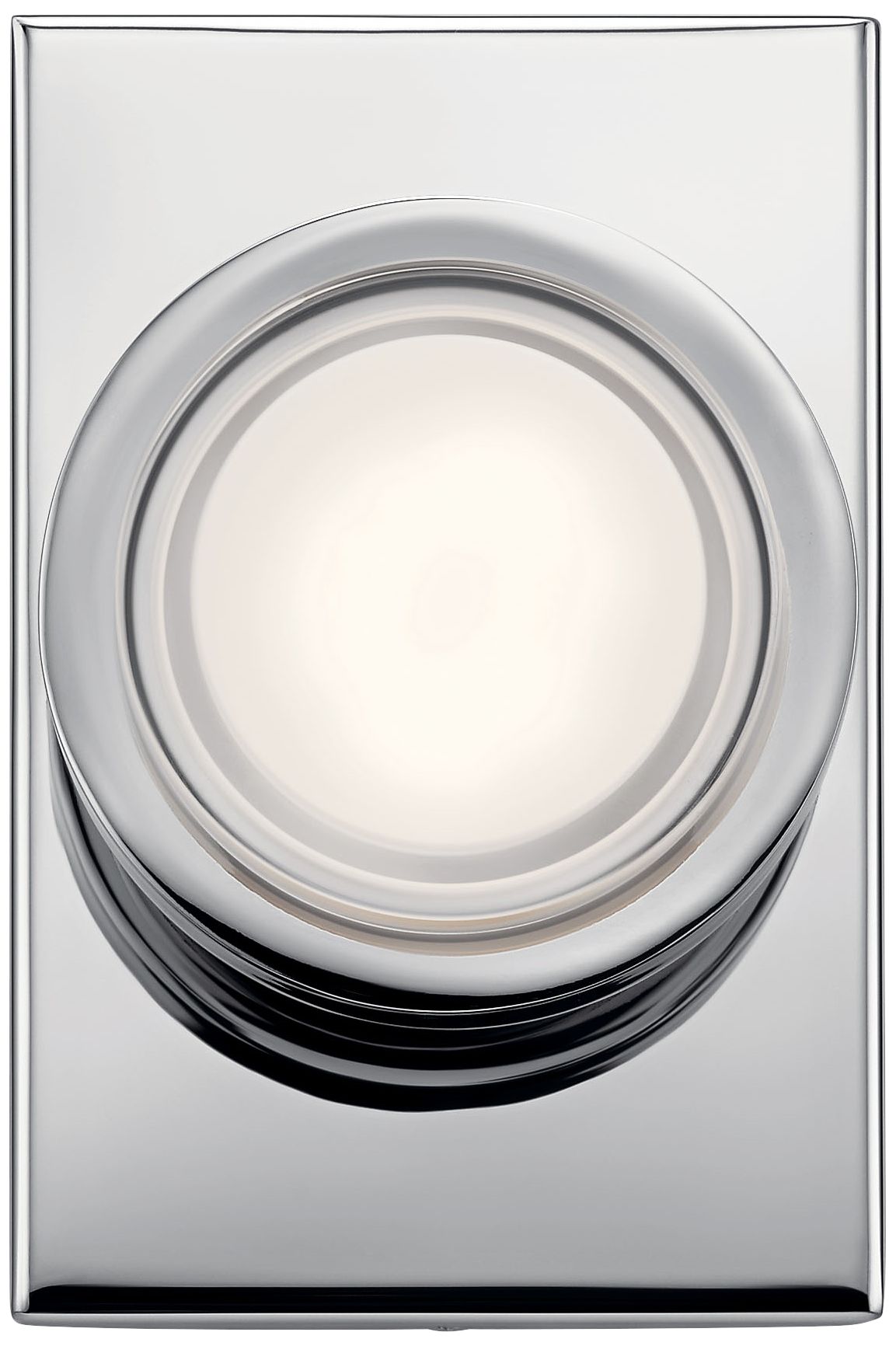 Elan Harlaw 7" High Chrome Metal LED Wall Sconce