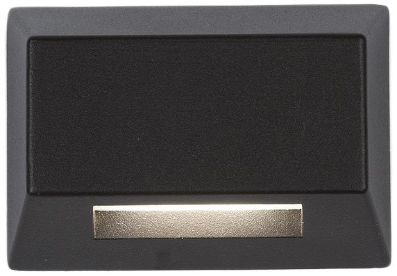 WAC Rectangle 3 1/2" Wide Bronze Aluminum LED Deck Light