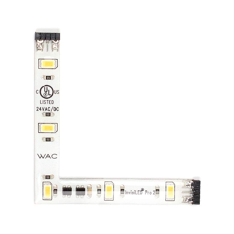 Image 1 WAC InvisiLED PRO II 3"W White 2200K LED Corner Tape Light