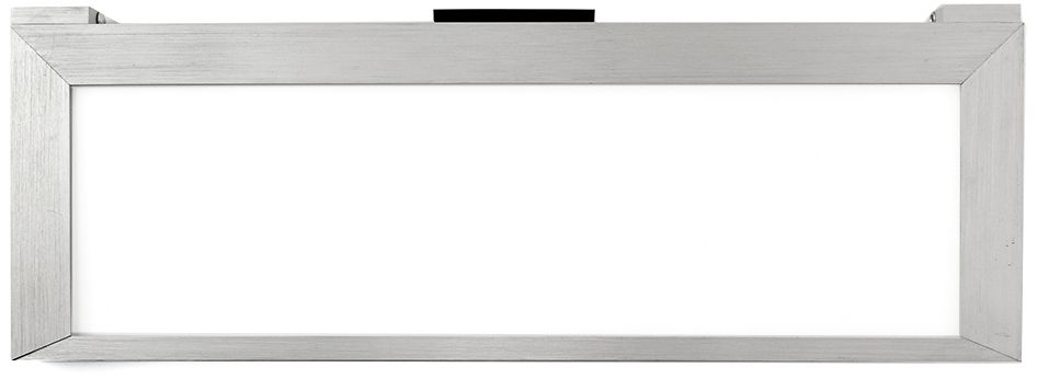 LINE 2.0 14.49"W Brushed Aluminum LED Edge Lit Task Light