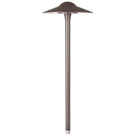 WAC Canopy 21 3/4&quot; High Bronze on Brass LED Area Path Light
