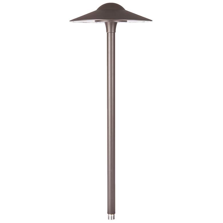 WAC Canopy 21 3/4&quot; High Bronze on Brass LED Area Path Light